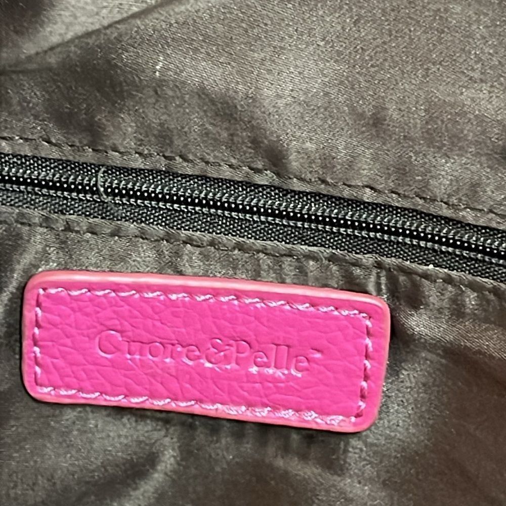 Cuore & Pelle Amelia Fuchsia Shoulder Bag B95 - Picture 13 of 13